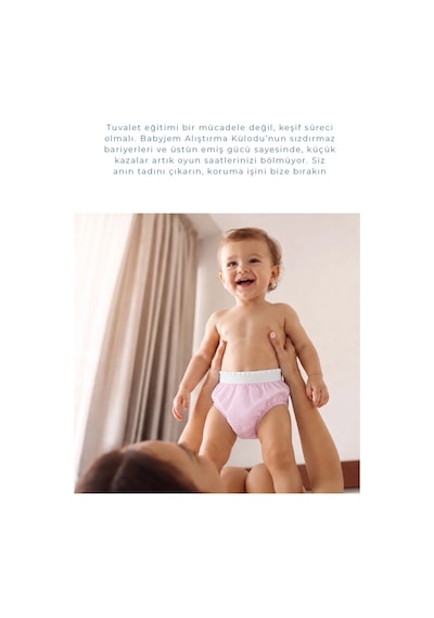 Babyjem Alıştırma Külodu 2'li Paket 3 Yaş Pembe