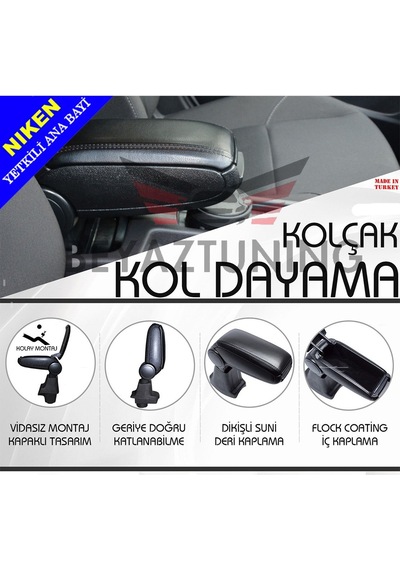 Dacia Duster Kol Dayama Kolçak Vidasız 2018-2019-2020