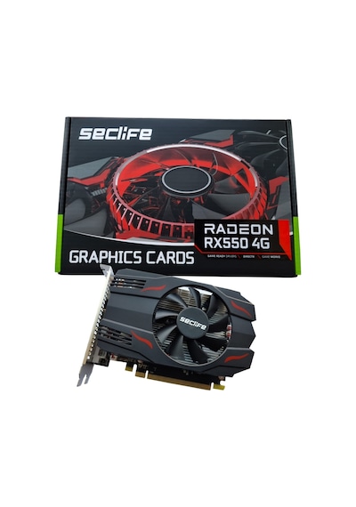 Seclife Rx550 4gb Gddr5 128bit Hdmı Dvı Dp Pcıe 16x V3.0