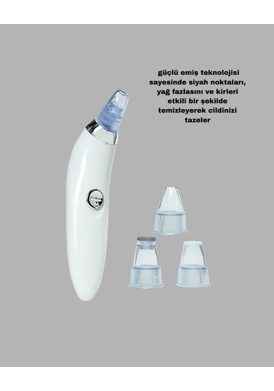 Dermaroller Ve Vakumlu Siyah Nokta Temizleme Cihazı 2 Li Cilt Bakım Seti 96251927