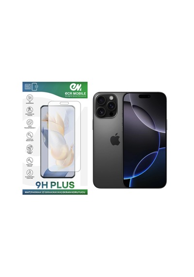 Apple Uyumlu   iPhone 16 Pro Max Ekran Koruyucu Mat Parmak İzi Bırakmayan Esnek Nano Kırılmayan