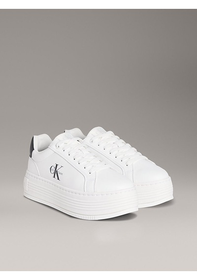 Calvin Klein Kadın Sneaker Yw0yw0187801w Beyaz