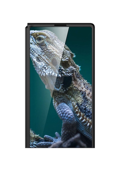 Zore Galaxy Z Fold 6 Kılıf Nvth Full Camlı Kıpta Kapak-gümüş