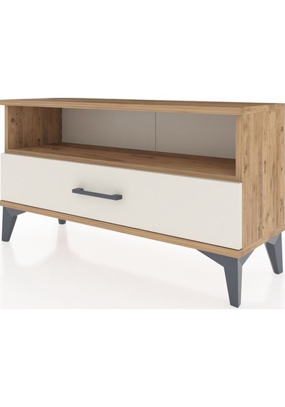 Arges Şifonyer Tek Raflı Tek Çekmeceli 88x30x48 Çam-aytaşı Atlas Çam