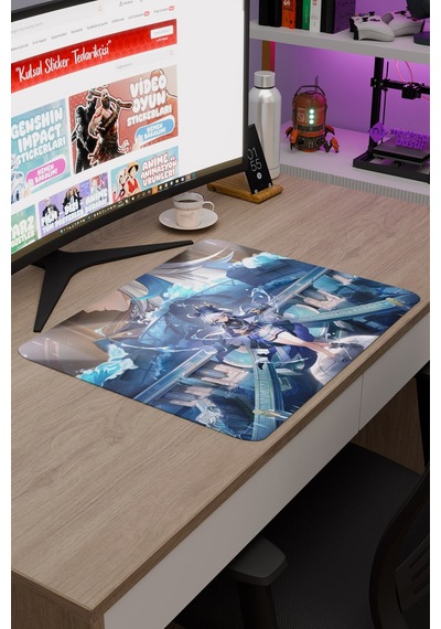 Furina Genshin Impact Anime Gacha V1 - 48x40 Xl Gaming Mouse Pad Fare Altlığı