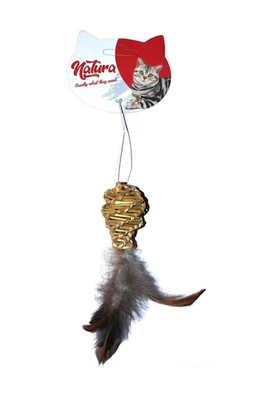 Natura Tüylü Kozalak Kedi Oyuncak Ptc-065