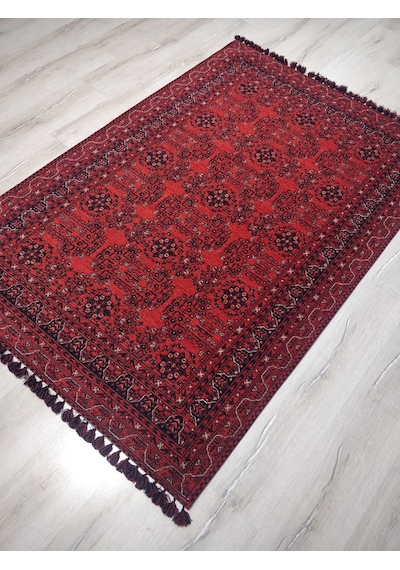 Buharı Bhr 02 Red Afgan / Yağcıbedir Desenli Hav Toz Vermez Yıkanabilir Kaymaz İnce Dokuma Halı Kırmızı - Lacivert Buharı Bhr 02 Red Afgan / Yağcıbedir Desenli Hav Toz Vermez Yıkanabilir Kaymaz İnce Dokuma Halı Kırmızı - Lacivert