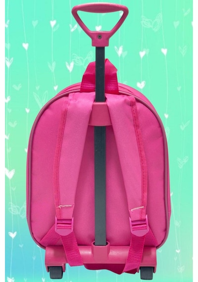 Tezzgelsin 2-6 Yaş Anaokulu Kreş Sanrio Kuromi Model Çekçekli Tekerli 3d Baskılı Sırt Çantası Ve Okul Çantası Çok  Renkli