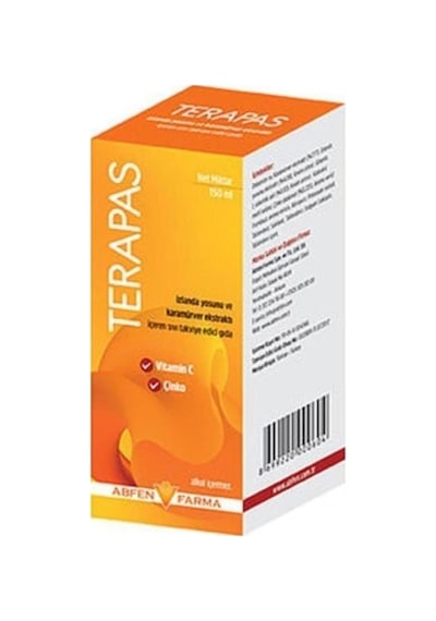 Terapas Karamürver ve İzlanda Yosunu İçeren Şurup 150ml