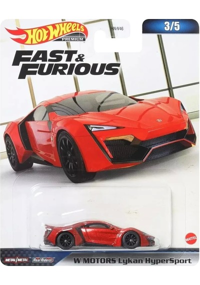 Hot Wheels Premium Fast & Furious 2023-hnw46 Çok Renkli