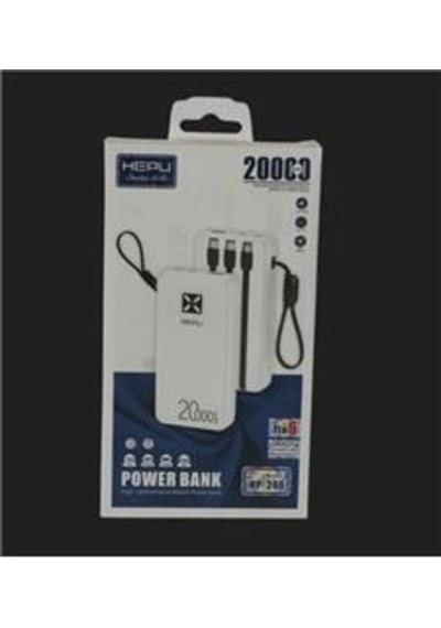 Hepu Hp-246 20.000mah Type-c,lightining,usb Powerbank Led Gösterge Kdo Diğer