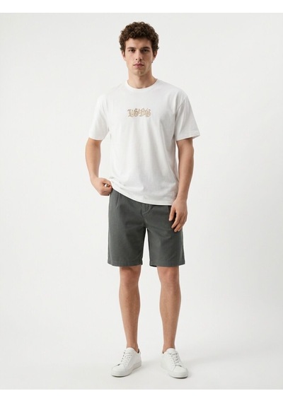 LOFT Loose Fit Erkek Tshirt K.kol Lf2042857 Q1.v1 Beyaz