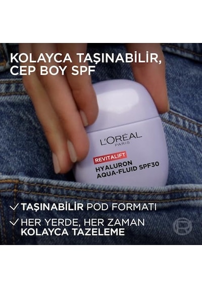 L'oreal Skin Expert L Oreal Paris Revitalift Hyaluronik Asit İçeren Dolgunlaştırıcı Hafif Yapılı Krem Spf30