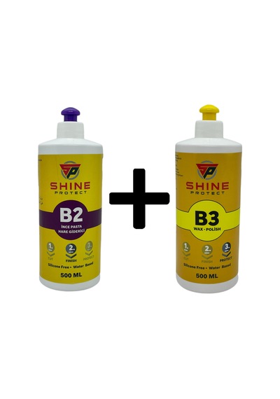 Shine Protect İnce Pasta ve Cila 500ml Seti