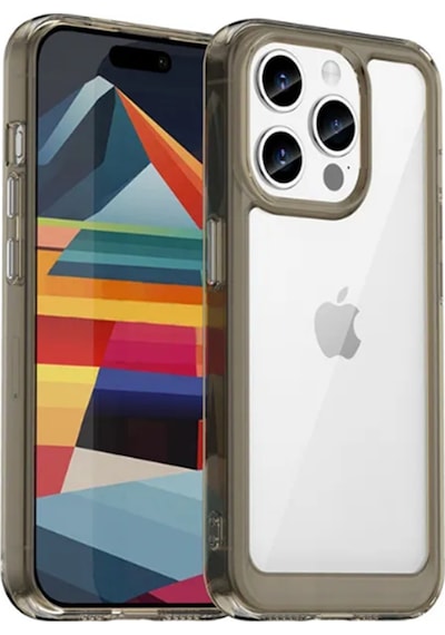 Apple Uyumlu iPhone 15 Pro Shield Dayanıklı Yarı Plastik Kılıf Al8100