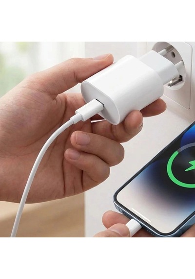 Durukar 20w Hızlı Şarj Adaptörü Usb-c To Lightning Kablolu Pd Destekli Süper Hızlı Şarj Cihazı