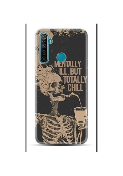 Realme 5i Kılıf Boutique Baskılı Resimli Mentally Pcode -006