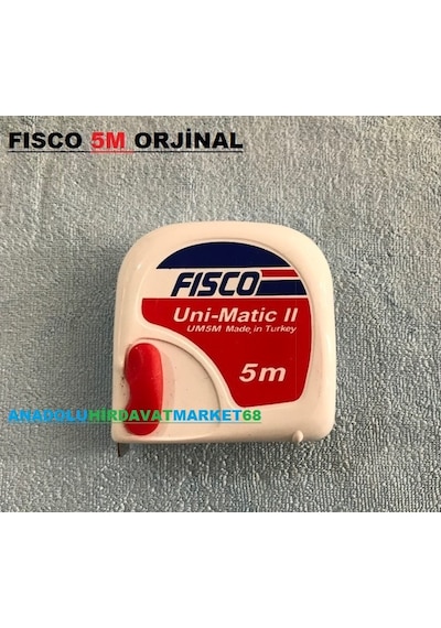 Fisco 5 Metre Çelik Şerit Metre 5 Metrelik Metre
