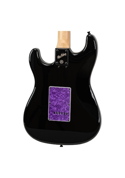 New Orleans Vega Pr Hsh Mat Siyah Ve Mor Elektro Gitar