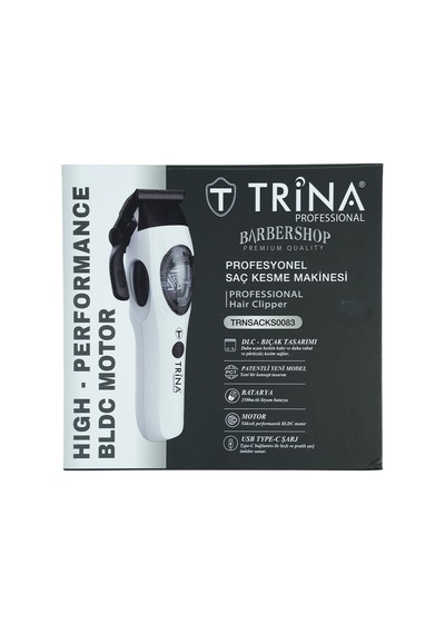 Trina Saç Kesme Makinesi Beyaz Trnsacks0083wh