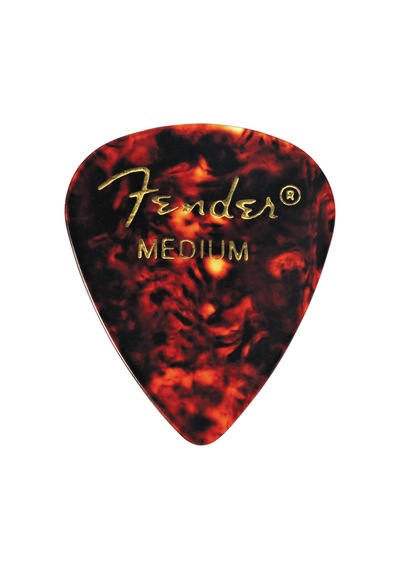 Fender 1980351800 Classic Celluloid Tortoise Shell 351 Shape Medi