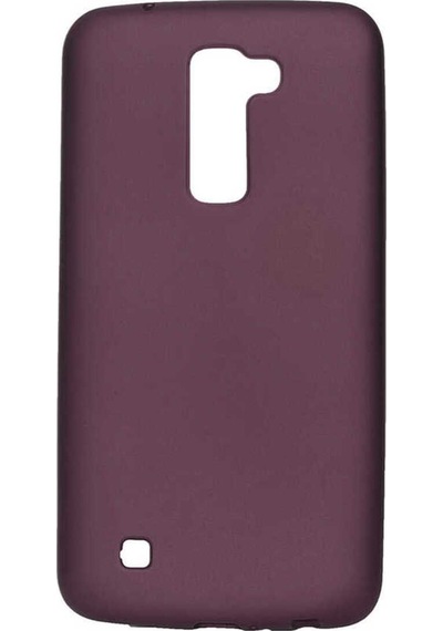 LG Uyumlu K10 Kılıf Zore Premier Silikon Kapak Mürdüm