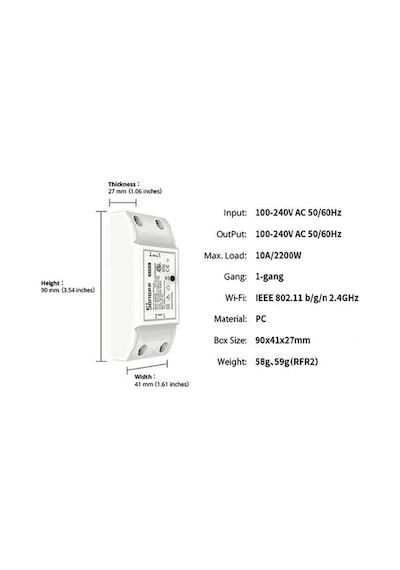 Sonoff Basic R2 Wifi Akıllı Ev Rölesi