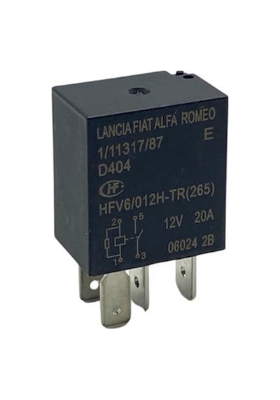 12v Röle 4 Uçlu 20 A Mikro Dirençli 1-2-3-5 Oem