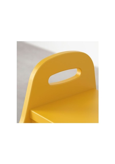 Ikea Trogen Çocuk Taburesi, Sarı, 40x38x33 Cm