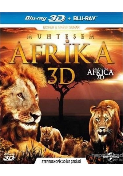 Amazing Africa - Muhteşem Afrika 3d Blu-ray