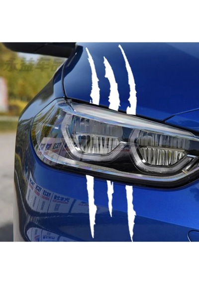 Pençe Sticker Beyaz 30 Cm