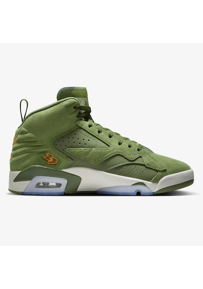 Nike Air Jordan Mvp Unisex Leather Basketball Shoes Green Hakiki Deri Unisex Basketbol Ayakkabısı Yeşil