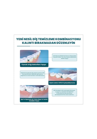 Npo Nicefeel FC163 Masajlı Ağız Duşu 600 ML