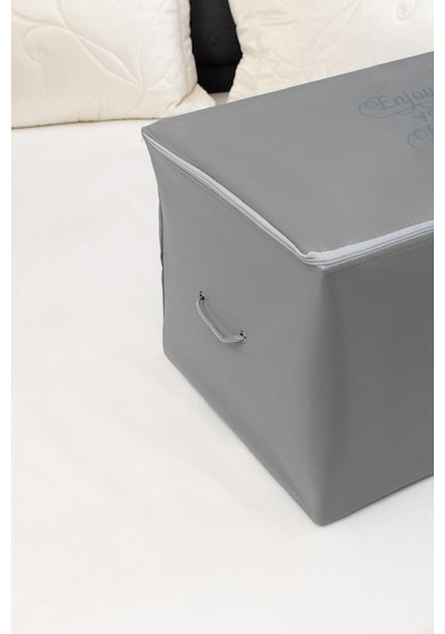 Serstil Orta Boy Baskı Detaylı Antrasit Hurç 63 X 40 X 34 Cm Gri