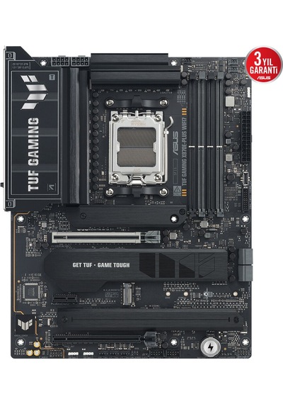 Asus Tuf Gamıng X870e-plus Wıfı7, 4xddr5, 4xm.2, Hdmı, 2xdp, Type-c, Pcıe 5.0, 2xwi-fi 7, Bluetooth V5.4, Am5 Soket Gamıng Anakart