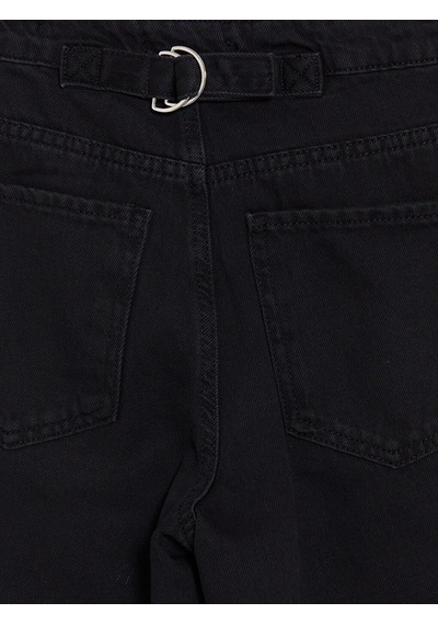 Lcw Jeans Siyah Straight Fit Kadın Jean Pantolon