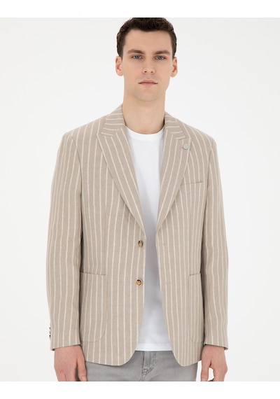 Pierre Cardin Erkek Açık Kahverengi Ceket 50284995-vr002