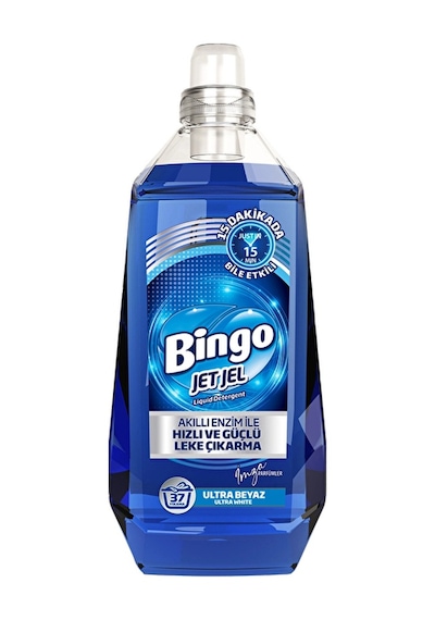 2 Adet Bingo Jetjel Ultra Beyaz Sıvı Deterjanı 1480 Ml 37 Yıkama Diğer