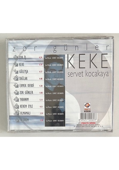 Servet Kocakaya Keke Zor Günler Cd Jelatininde Sıfır Cd
