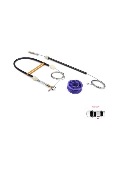 Arka Sol Cam Kriko Set Vw Phaeton 3d Mk1 2002-2016 Kısa Şase İçin Standart