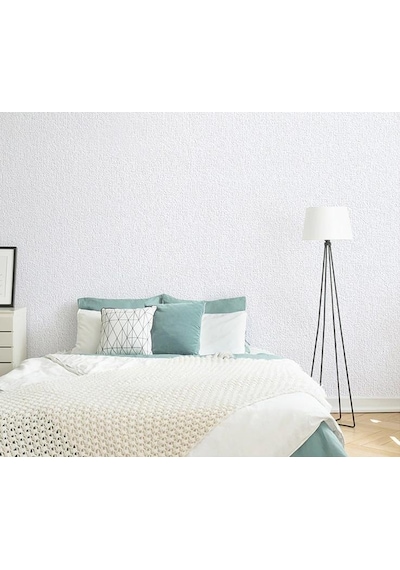 50x280 Cm Kendinden Yapışkanlı Alüminyum Folyolu Isı Ses Yalıtımlı Duvar Kağıdı Paneli Dekor Beyaz