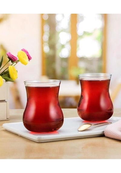 Paşabahçe Semaver Çay Bardak - 12'li Çay Bardağı 285Cc 42801 Şeffaf