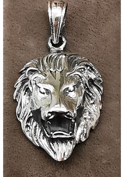 Omar Silver Unisex Aslan Kafası Figürlü Kolye Ucu Oksitli Gümüş O (513868011) Omar Silver Unisex Aslan Kafası Figürlü Kolye Ucu Oksitli Gümüş O (513868011)
