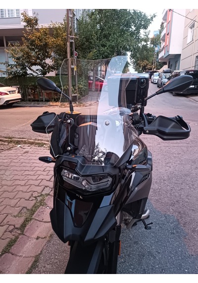 Bmw F800 Gs 2024 Uyumlu Model Tur Cami Şeffaf Veya Fume 44cm Kisa