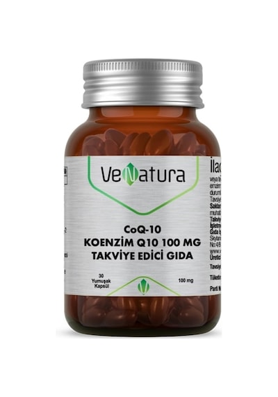 Venatura Koenzim Q10 100 MG 30 Yumuşak Kapsül