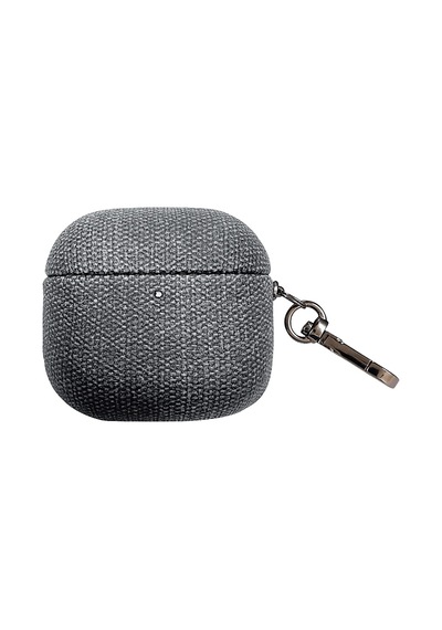 Pıılı Apple Uyumlu AirPods 4.nesil Kumaş Case Kulaklık Kılıfı Siyah