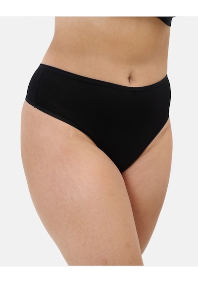 Alya Underwear Kadın Külot Yüksek Bel Tanga, Toparlayıcı - 2 Siyah, 1 Beyaz, 2 Ten S, M, L, Xl, 2xl - 5 Adet Siyah P06