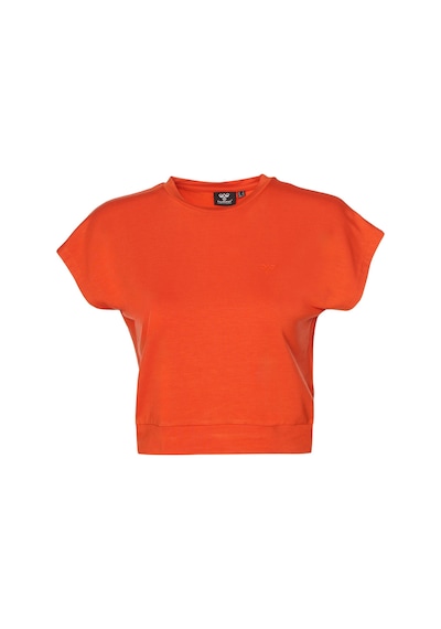 Hummel Allessıa Crop T-shırt S/s Kadın Kısa Kol T-shırt Turuncu Turuncu
