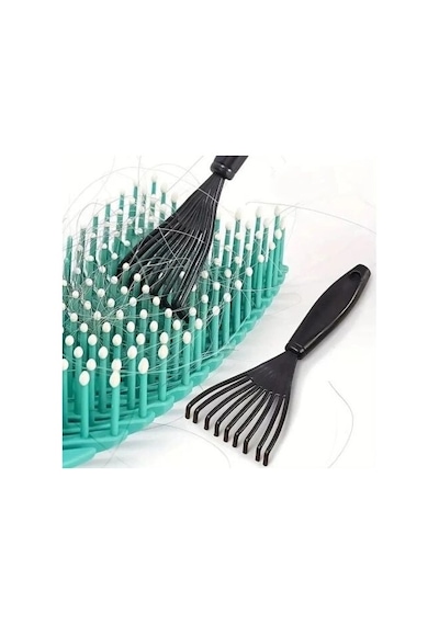 Pratik Saç Fırçası Ve Tarak Temizleme Aparatı 2 Adet - Boy 8 Cm Slicer