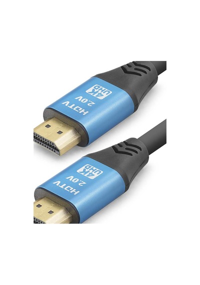 Hdmi 2.0 Kablo 4k Uhd 19+1 Od 8.0 Mm 1.5 M - Siyah Mavi Nd4050 Evimdeyokyok